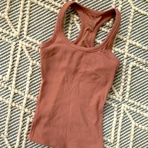 ALO Yoga racerback tank in rose